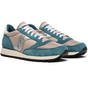 Saucony Men's Jazz Original , Blue/Tan/Silver, 8 US